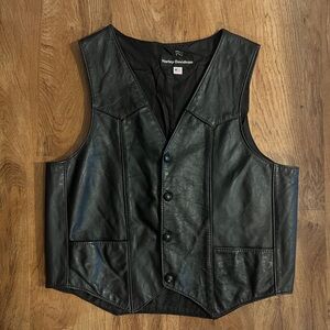 Harley-Davidson Classic Black Leather Vest